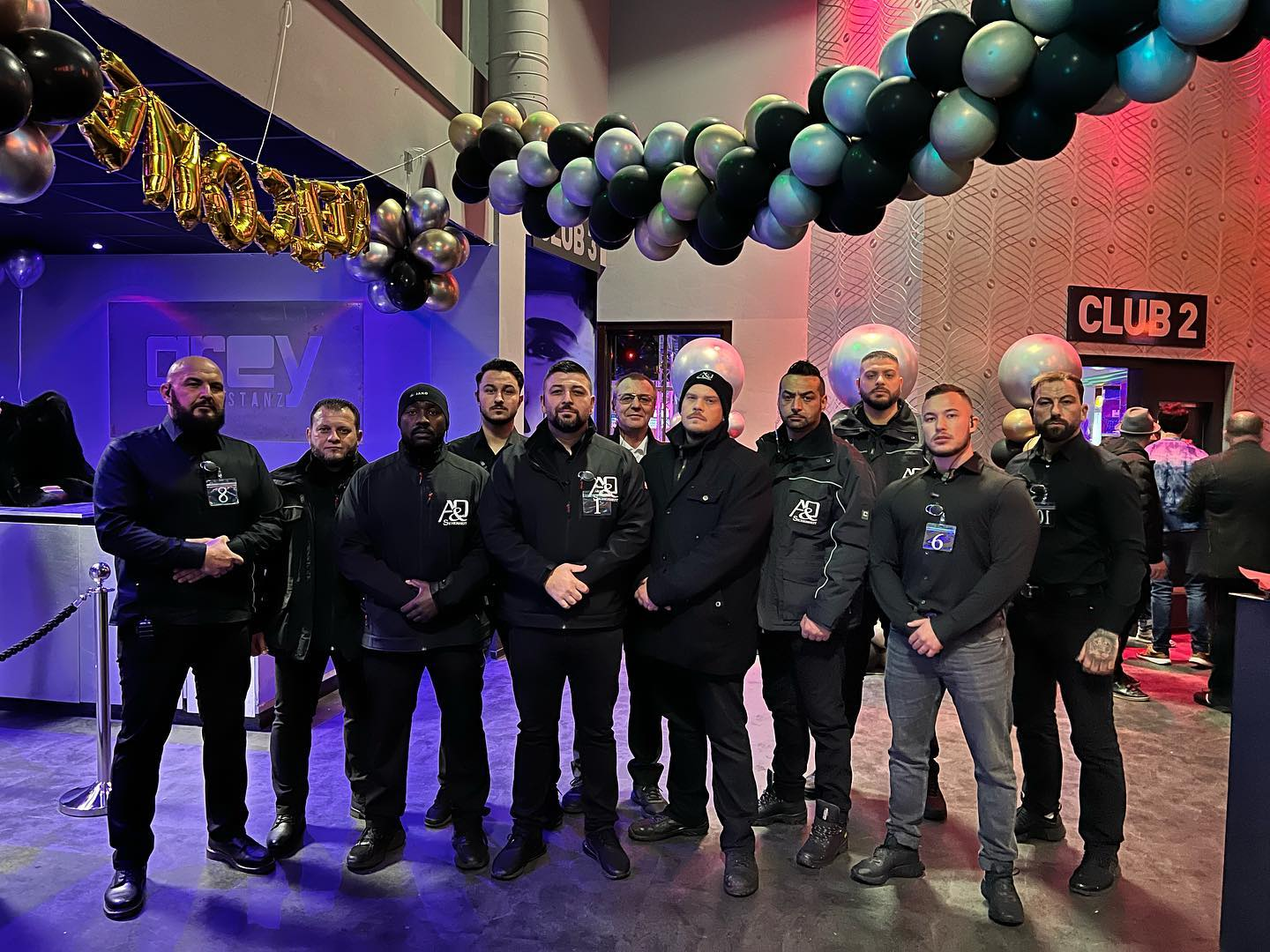 Türsteher bei Club Event